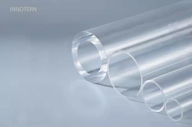 víztiszta plexi csövek ipari és dekorációs felhasználásra átlátszó plexi csövek különböző átmérőkben