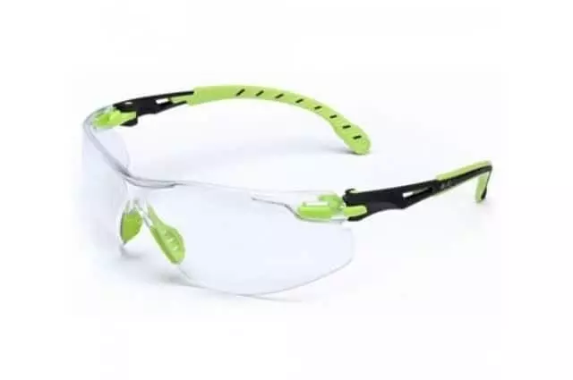 Karcálló polikarbonát lencsés védőszemüveg átlátszó kivitelben